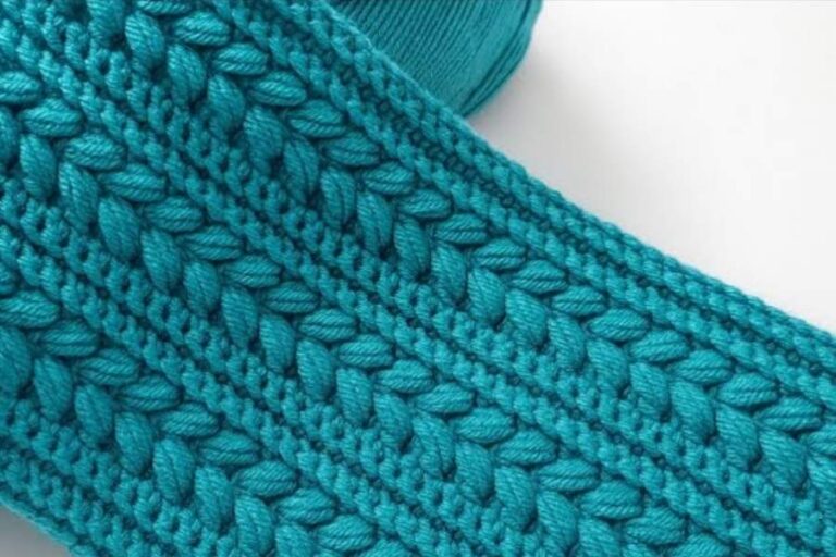 Cozy Crochet Braid Puff Stitch Blanket Pattern Free