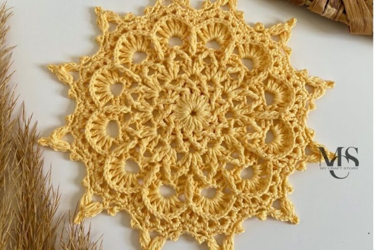 Beautiful Crochet Mandala Pattern for Relaxing Creativity