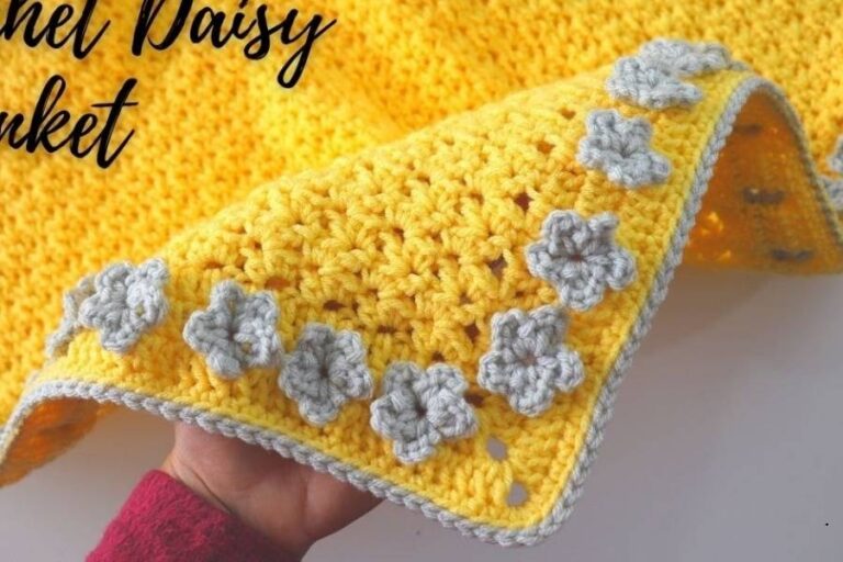 Soft Daisy Crochet Blanket Pattern Free
