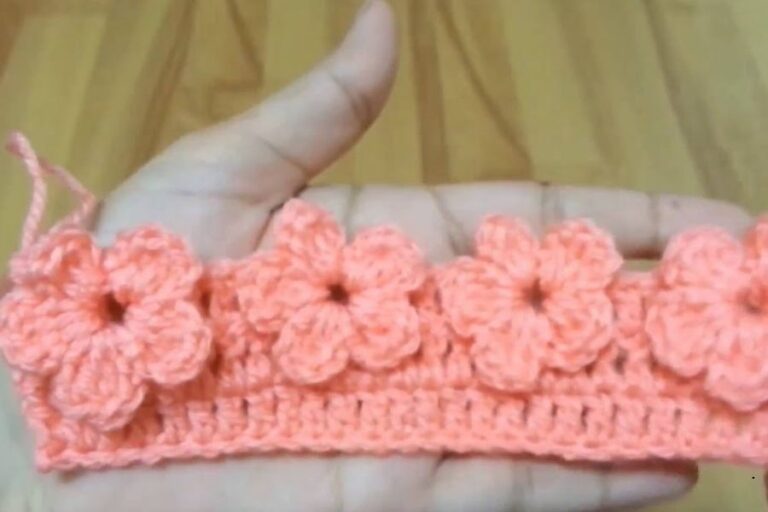 Easy Flower Stitch Crochet Pattern Free