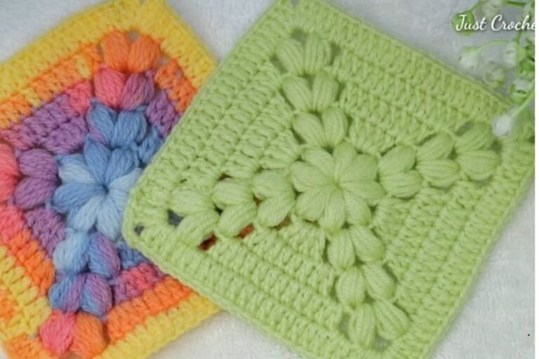 Granny Square Crochet Pattern Perfect for Blankets and Bags