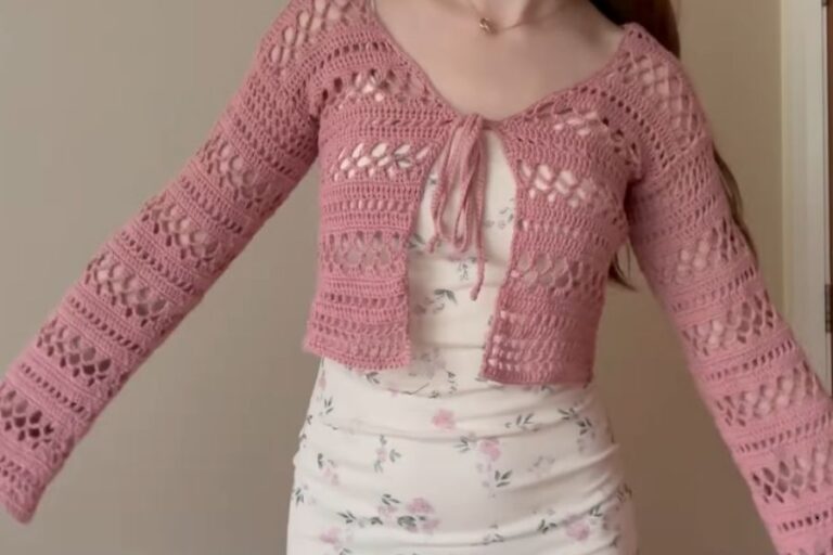 Make a Cozy Crochet Lace Cardigan Pattern Free