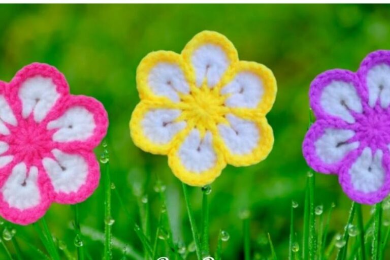 Charming Spring Flower Crochet Pattern Free